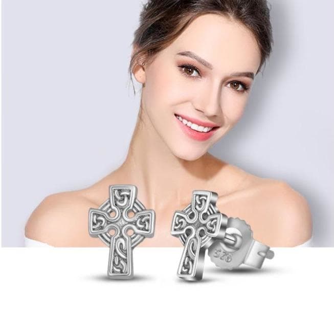 Boucles Steampunk - Croix d' Argent-Passion Steampunk
