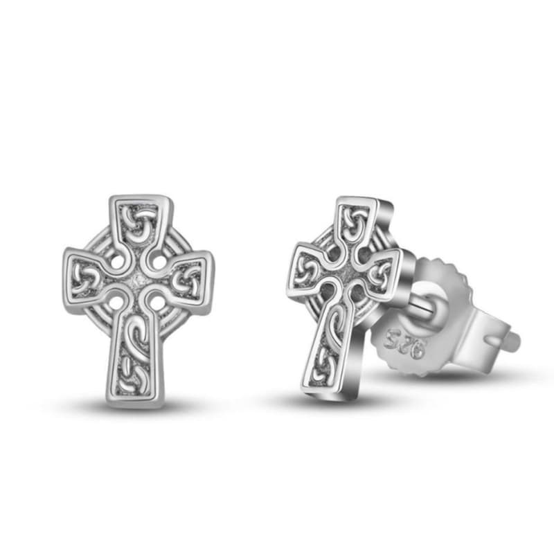 Boucles Steampunk - Croix d' Argent-Passion Steampunk