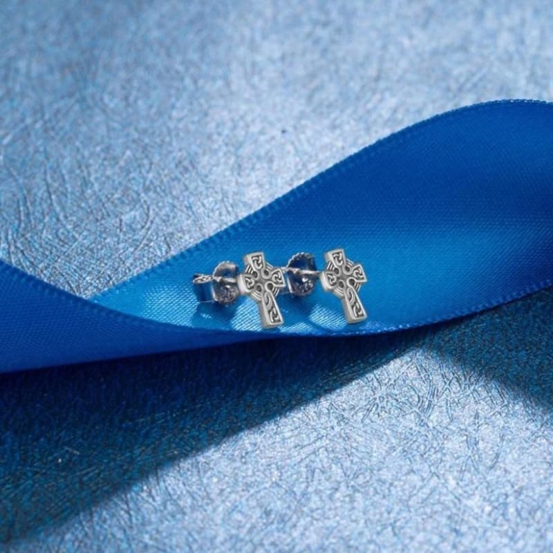Boucles Steampunk - Croix d' Argent-Passion Steampunk