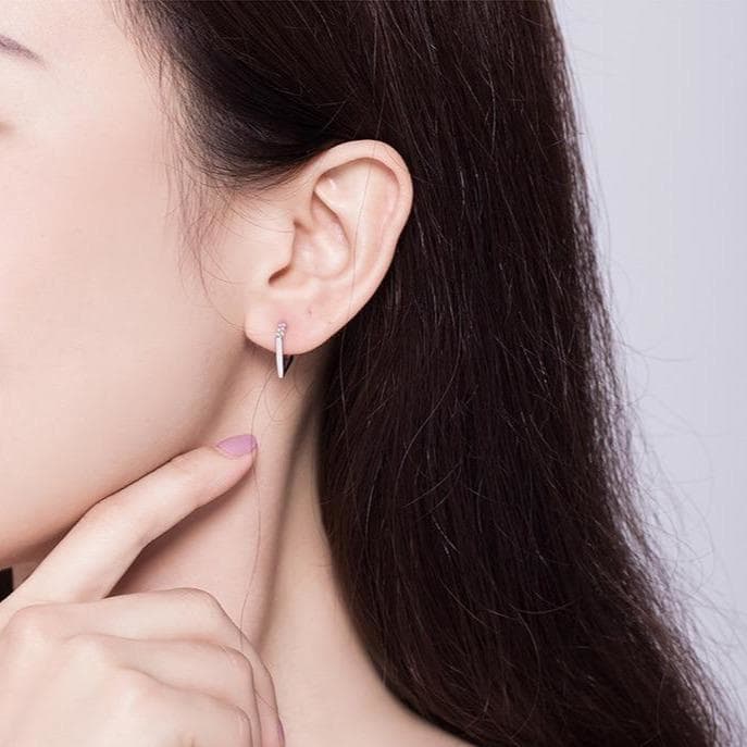 Boucles Steampunk - Triangles d'Argent-Passion Steampunk