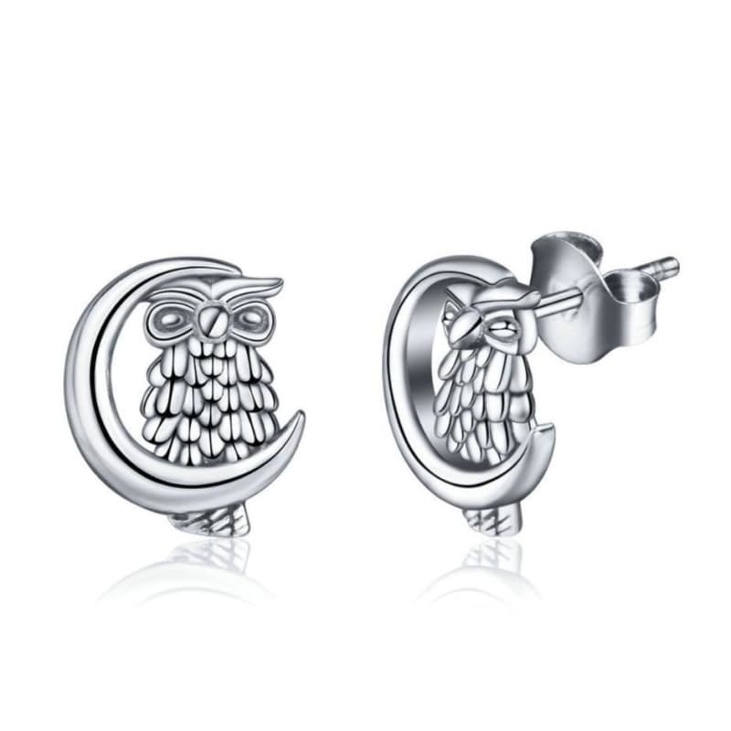 Boucle Steampunk - Hibou d' Argent-Passion Steampunk