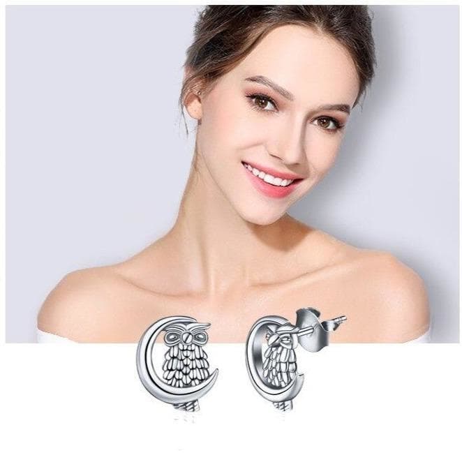 Boucle Steampunk - Hibou d' Argent-Passion Steampunk