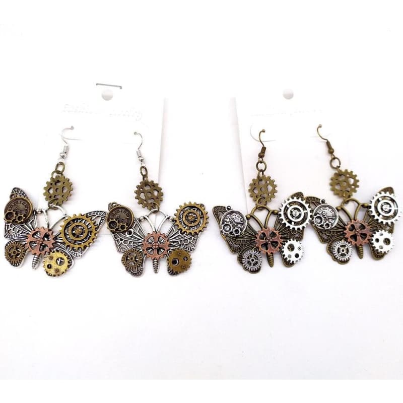 Boucles Steampunk - Papillons Mécaniques-Passion Steampunk
