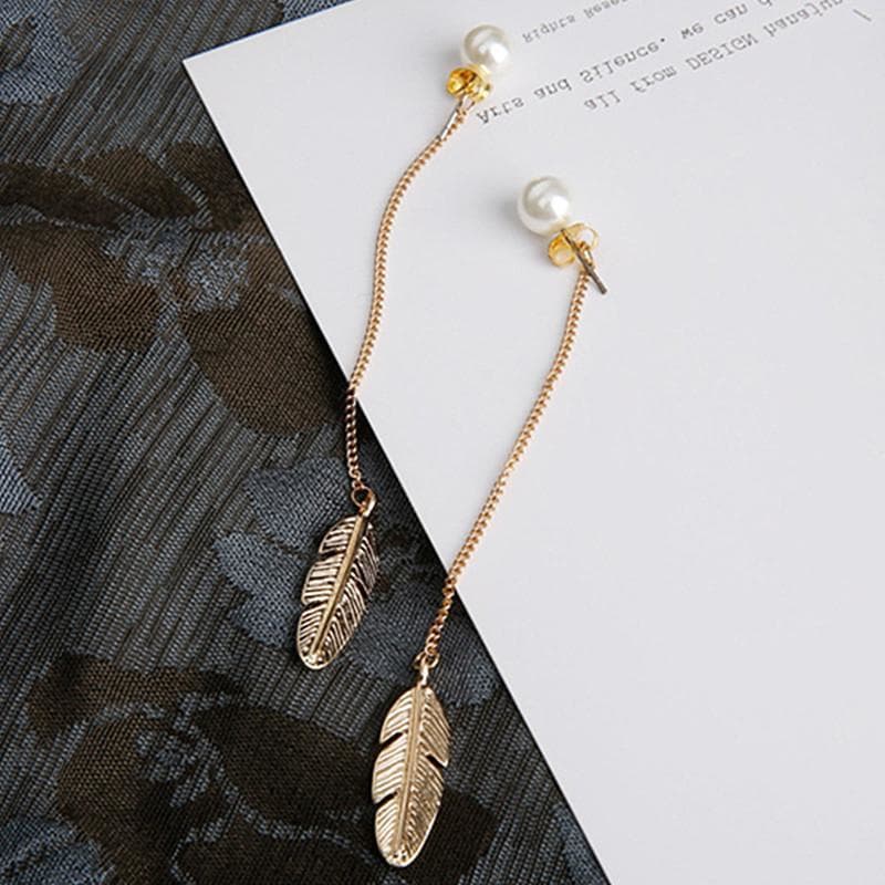 Boucles Steampunk - Plumes d' Or-Passion Steampunk