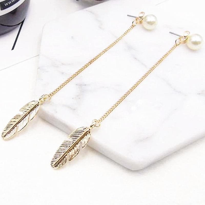 Boucles Steampunk - Plumes d' Or-Passion Steampunk