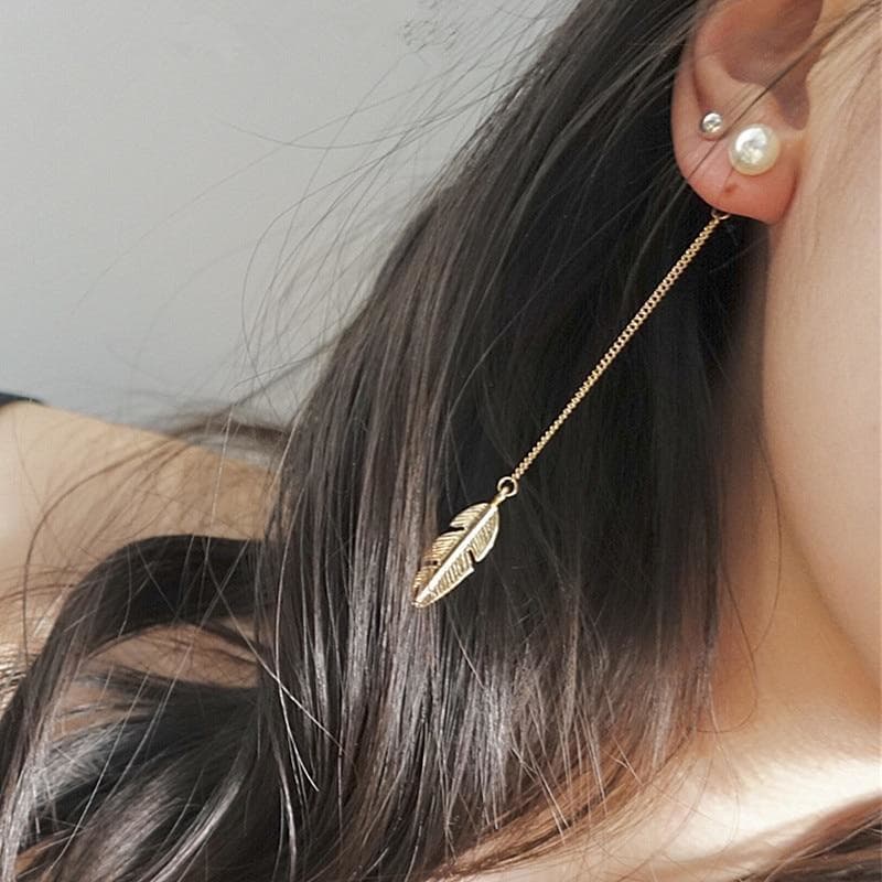 Boucles Steampunk - Plumes d' Or-Passion Steampunk