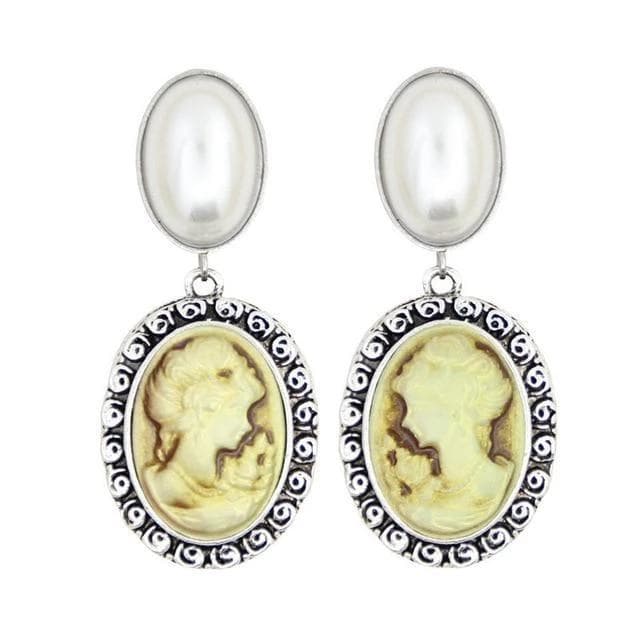 Boucle d Oreille Camé - Style Vintage-Passion Steampunk
