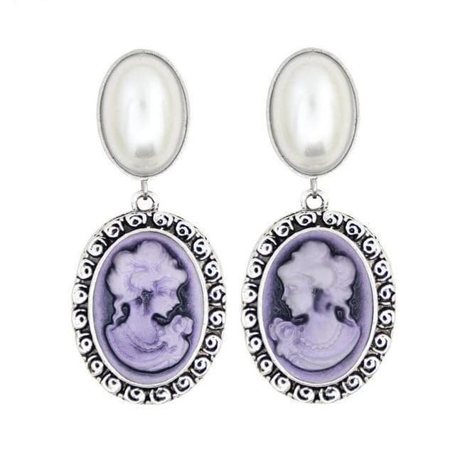 Boucle d Oreille Camé - Style Vintage-Passion Steampunk