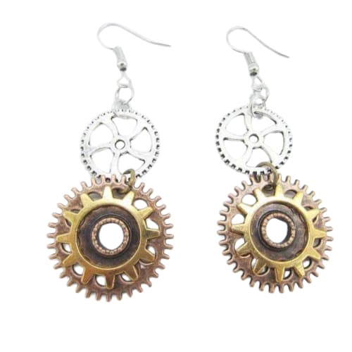 Boucles Steampunk - Soleil Inca-Passion Steampunk