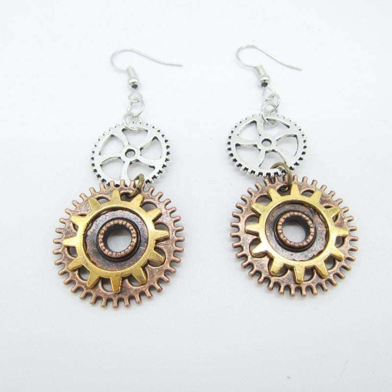 Boucles Steampunk - Soleil Inca-Passion Steampunk