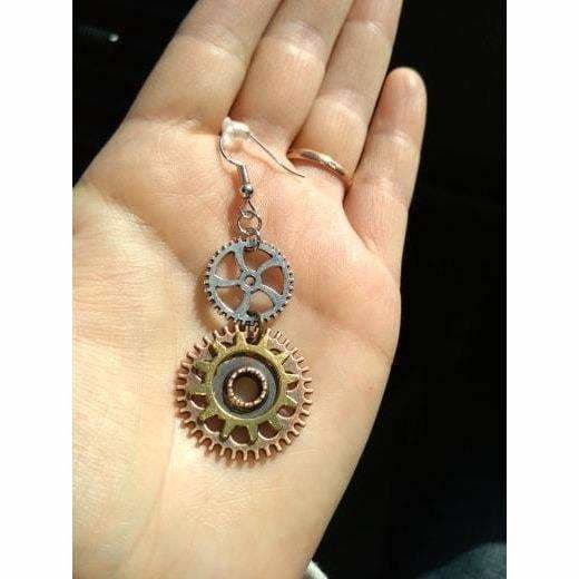 Boucles Steampunk - Soleil Inca-Passion Steampunk