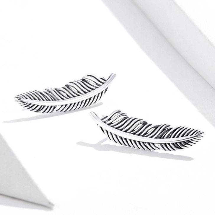 Boucles Steampunk - Plumes d' Argent-Passion Steampunk