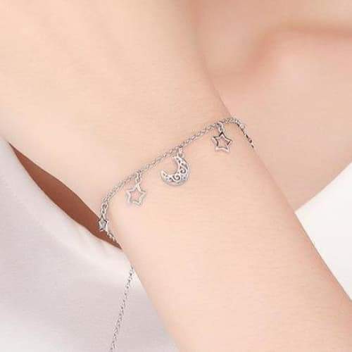 Bracelet Steampunk - Lune d' Argent-Passion Steampunk