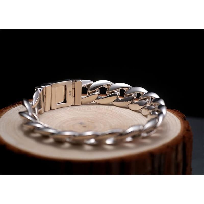 Bracelet Biker Argent - Lonesome Rider-Passion Steampunk