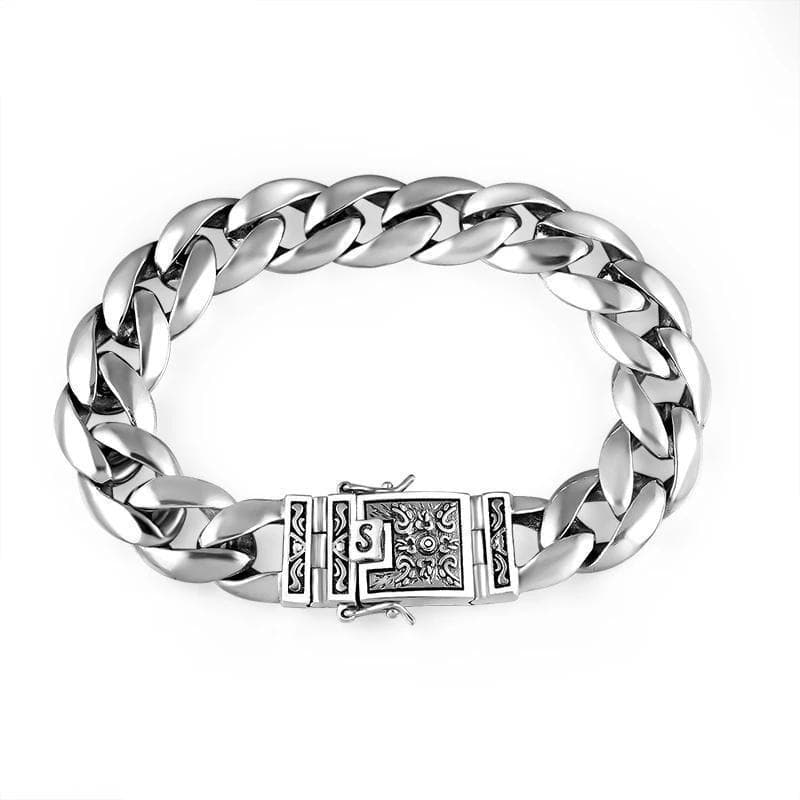 Bracelet Biker Argent - Lonesome Rider-Passion Steampunk