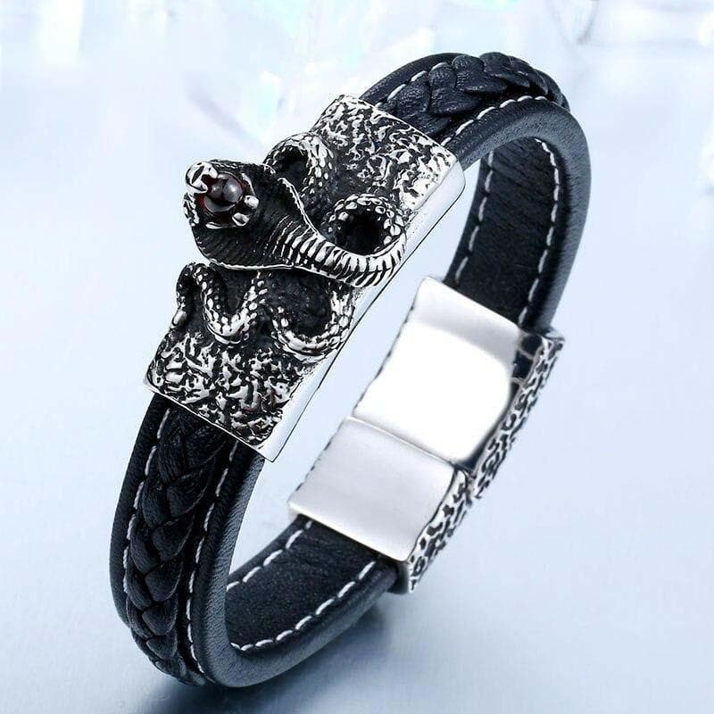 Bracelet Steampunk – Serpent Souverain-Passion Steampunk