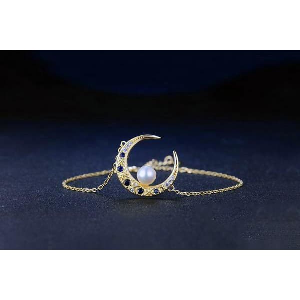 Bracelet Steampunk - Croissant de Lune-Passion Steampunk