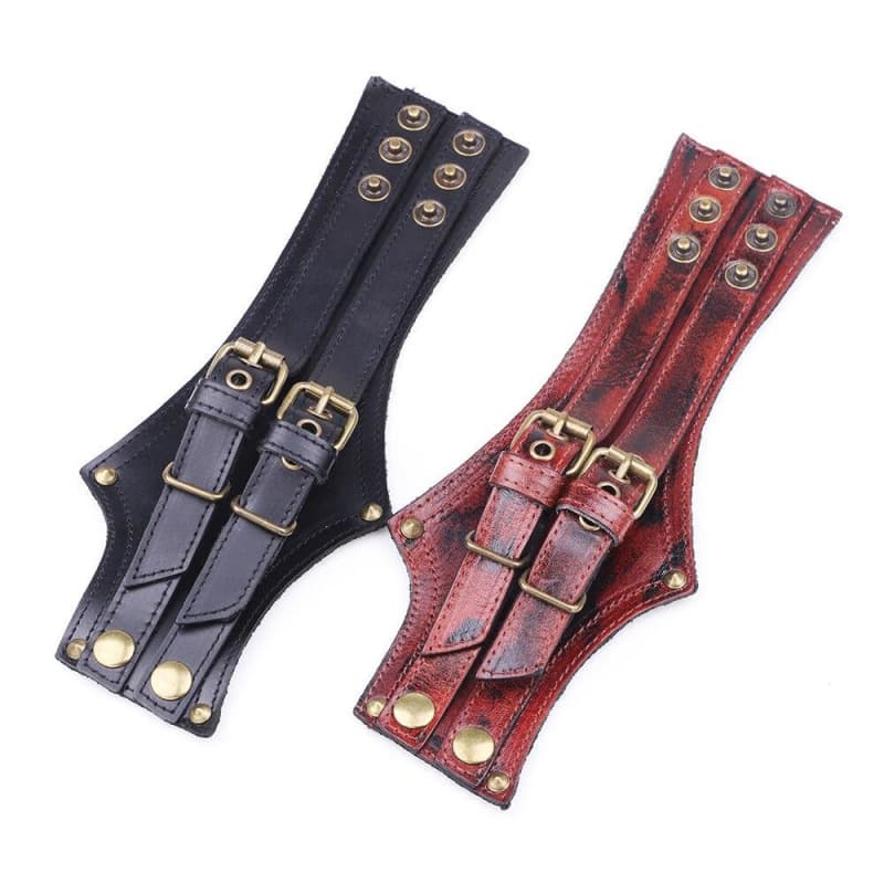 Bracelet Homme Rock Style (cuir)-Passion Steampunk