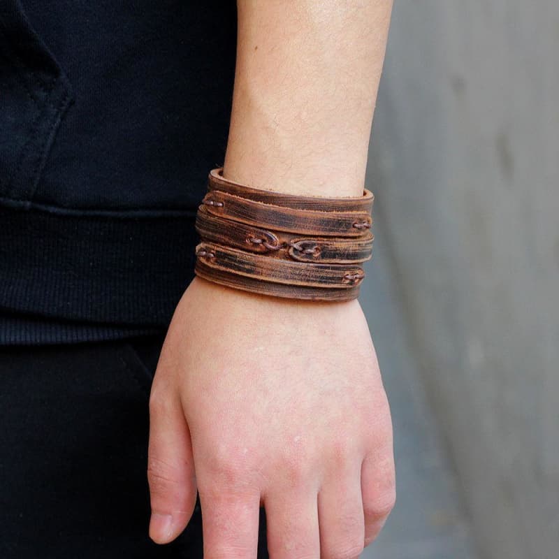 Bracelet Steampunk - Marron-Passion Steampunk