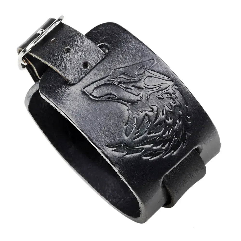 Bracelet de Force Marron en Cuir-Passion Steampunk