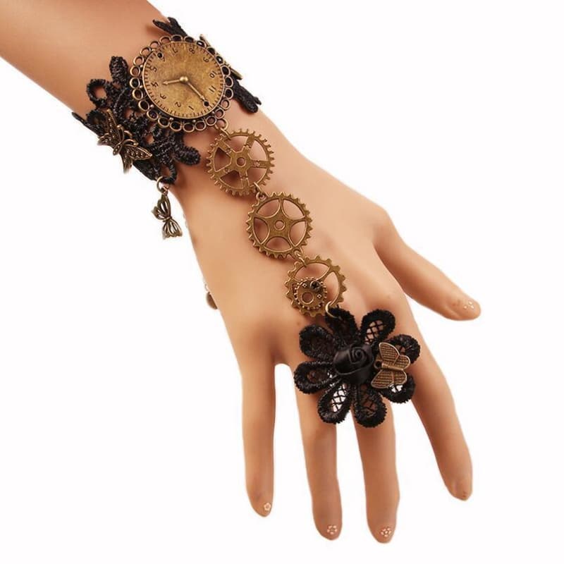 Gant Bracelet Steampunk - Dentelles-Passion Steampunk