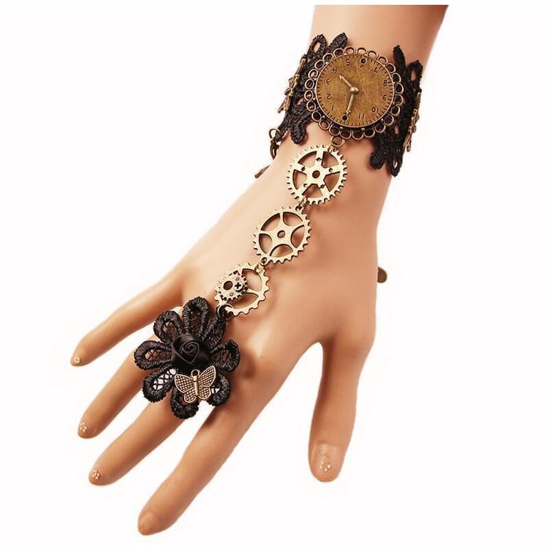 Gant Bracelet Steampunk - Dentelles-Passion Steampunk