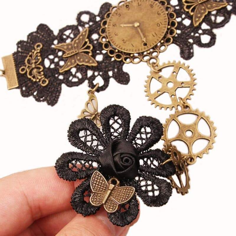 Gant Bracelet Steampunk - Dentelles-Passion Steampunk