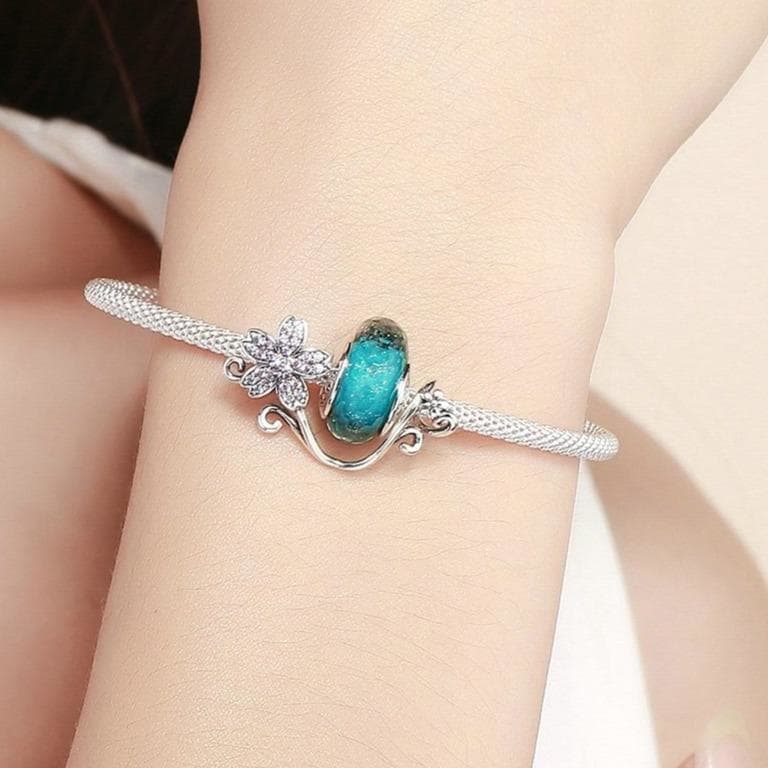 Bracelet Steampunk - Pierre et Argent-Passion Steampunk