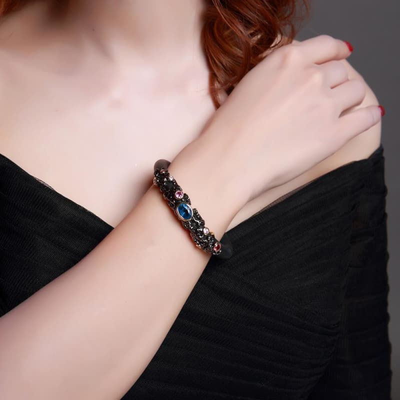 Bracelet Gothique Femme - Elizabeth Bathory-Passion Steampunk