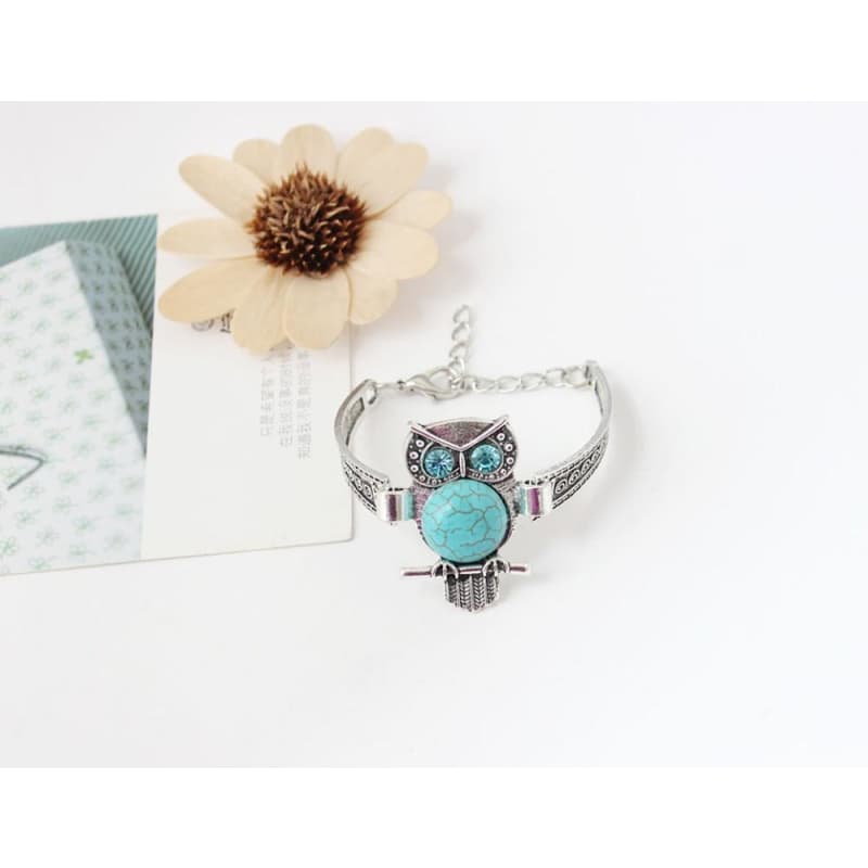 Bracelet Steampunk - Petit Hibou-Passion Steampunk