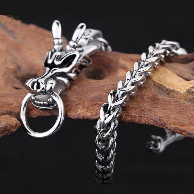 Bracelet Tête De Dragon Steampunk-Passion Steampunk