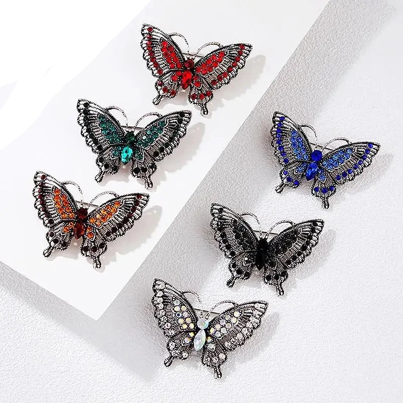 Broche Ancienne - Papillon Vintage-Passion Steampunk