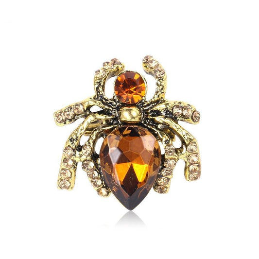 Broche Steampunk - Araignée d' Ambre-Passion Steampunk