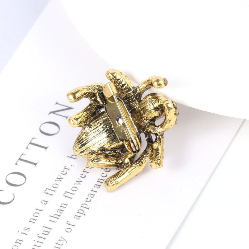 Broche Steampunk - Araignée d' Ambre-Passion Steampunk