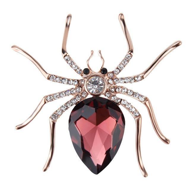 Broche Araignée Swarovski Steampunk-Passion Steampunk