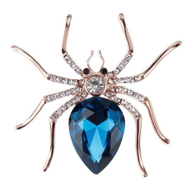 Broche Araignée Swarovski Steampunk-Passion Steampunk