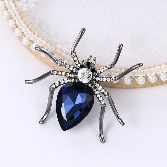 Broche Araignée Swarovski Steampunk-Passion Steampunk