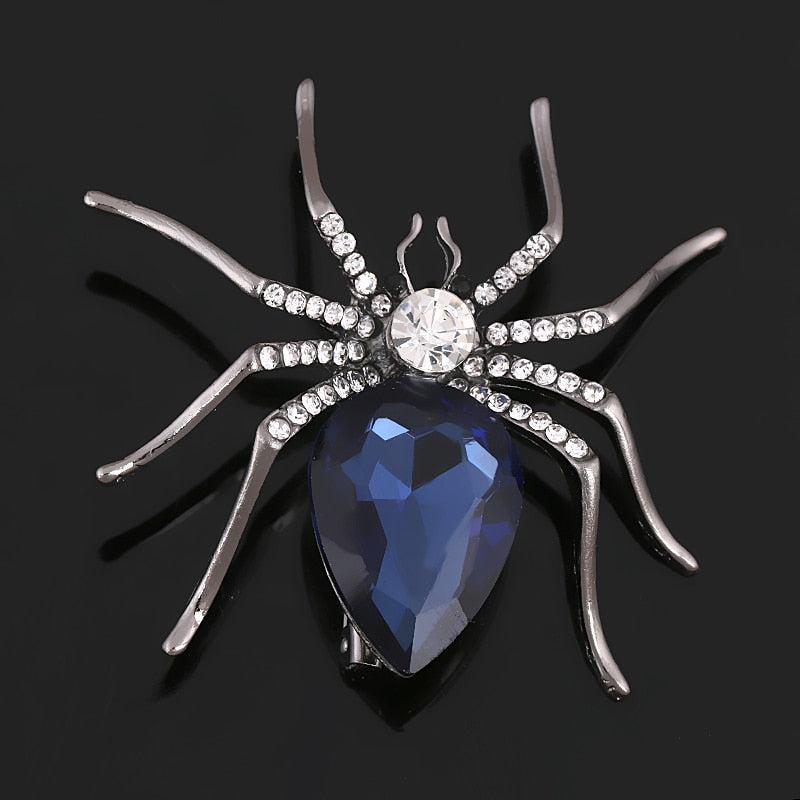Broche Araignée Swarovski Steampunk-Passion Steampunk