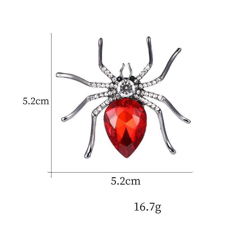 Broche Araignée Swarovski Steampunk-Passion Steampunk