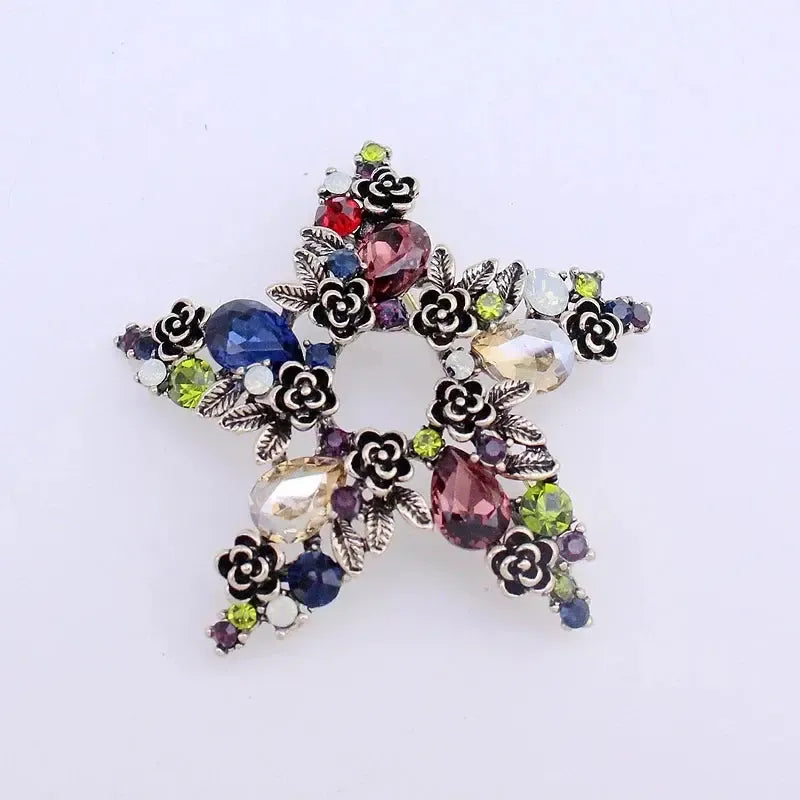 Broche Bijoux - Etoile Rétro-Passion Steampunk