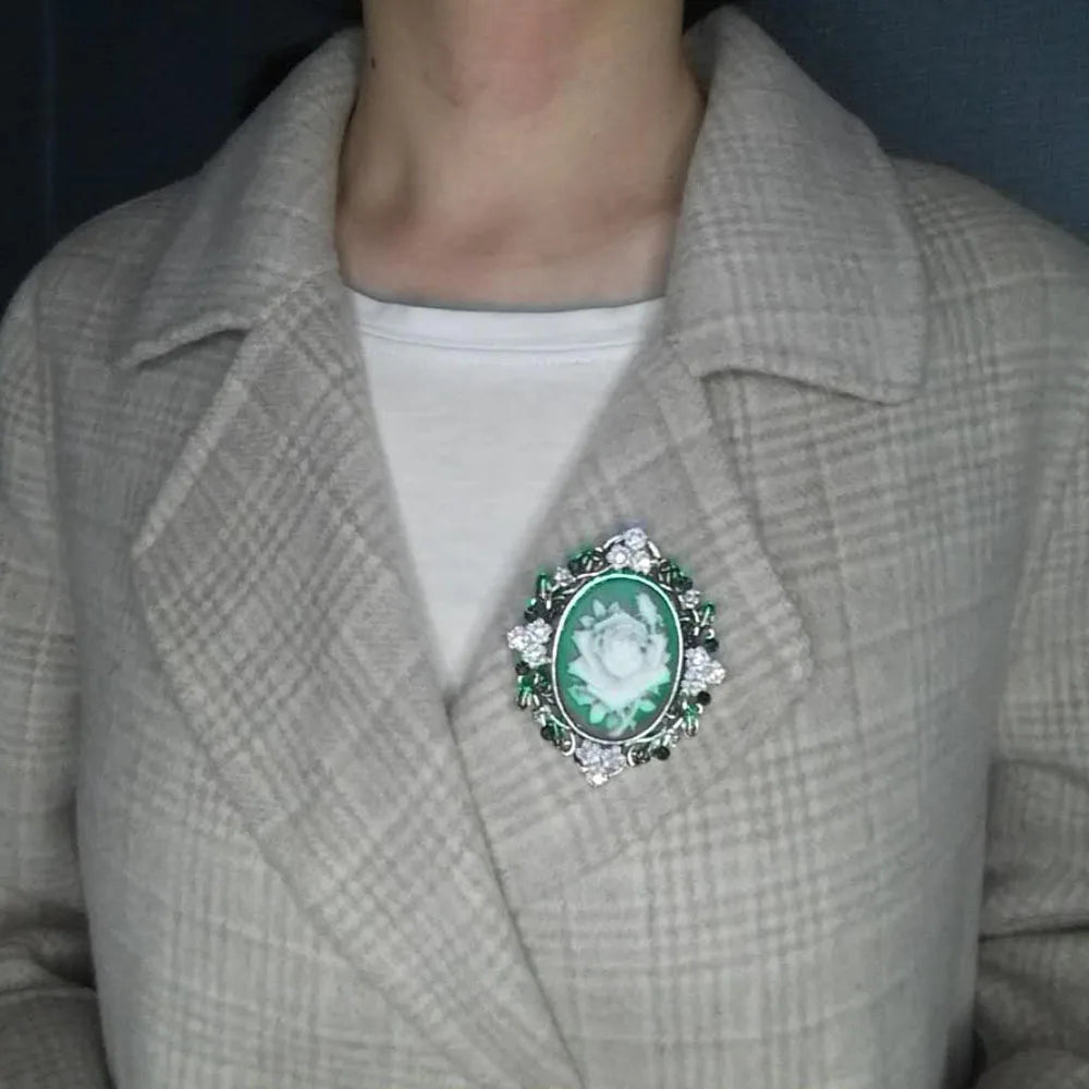 Broche Camée ancienne-Passion Steampunk