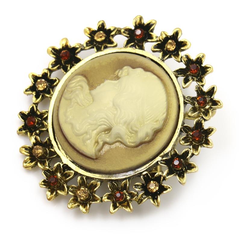 Broche Steampunk - Camée Étoilé-Passion Steampunk