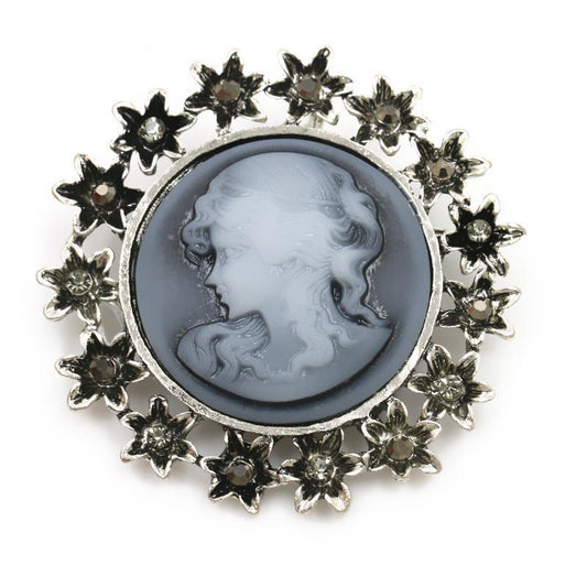 Broche Steampunk - Camée Étoilé-Passion Steampunk