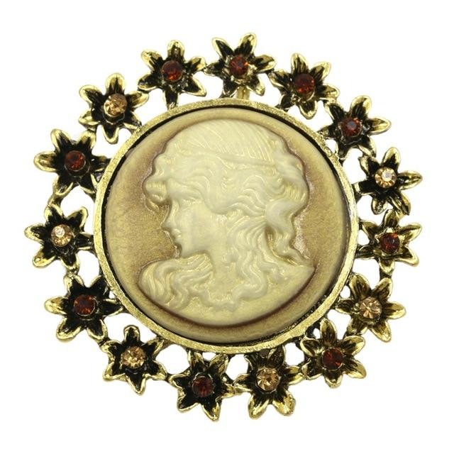 Broche Steampunk - Camée Étoilé-Passion Steampunk