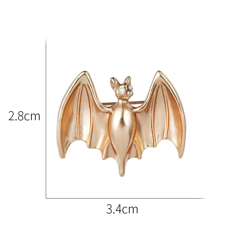 Broche Steampunk - Chauve-souris-Passion Steampunk