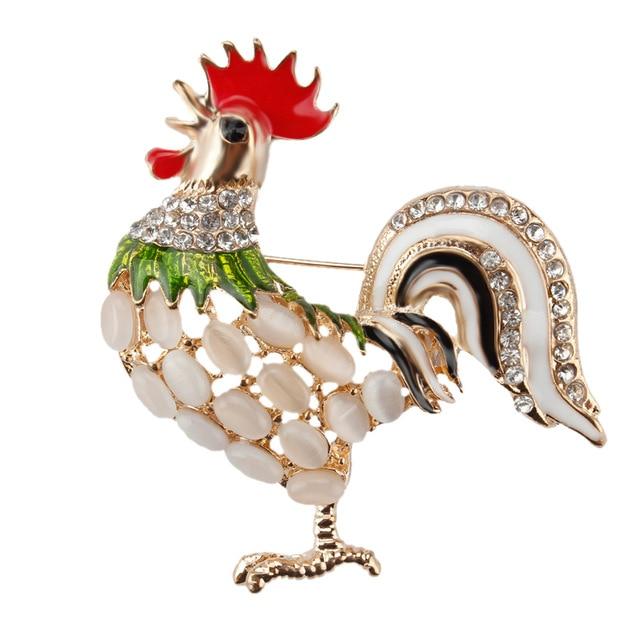 Broche Steampunk - Cocorico-Passion Steampunk