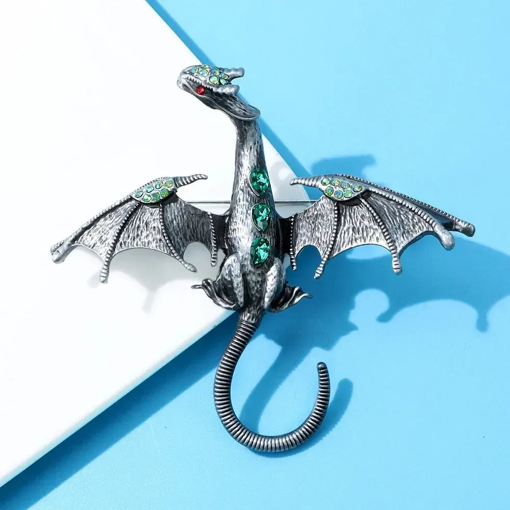 Broche Dragon Fantastique-Passion Steampunk