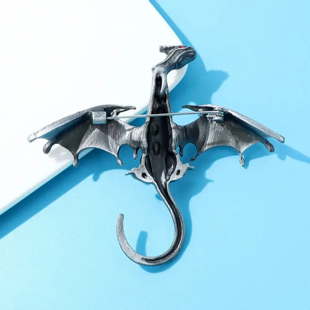 Broche Dragon Fantastique-Passion Steampunk
