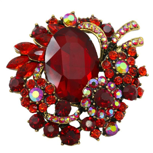 Broche Fantaisie Femme - Cristal Vintage-Passion Steampunk