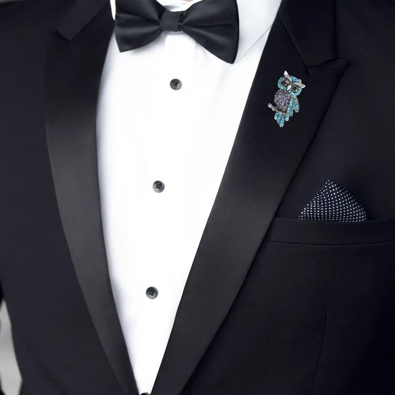 Broche Hibou - Chouette Coloré-Passion Steampunk